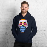 Day of the Dead (Dia Muertos) Sugar Skull with Face Mask Halloween 2020 Unisex Hoodie