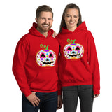 Day of the Dead (Dia de Muertos) Sugar Skull Halloween Pumpkin Unisex Hoodie