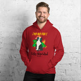 Funny Naughty Cat Christmas Navidad Unisex Hoodie