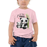 Cute As My Papa! Panda Toddler Short Sleeve Tee