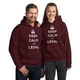 Keep Calm I’m Legal Hooded Sweatshirt