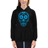 Calavera (Sugar Skull) Blue Kids Hoodie