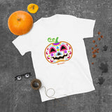 Day of the Dead (Dia de Muertos) Sugar Skull Halloween Pumpkin Short-Sleeve Unisex T-Shirt