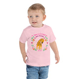 Mami es la Mejor del Mundo cute giraffe Toddler Short Sleeve Tee