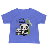 Cute As My Papa! Panda Baby Jersey Short Sleeve Tee
