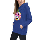 Day of the Dead (Dia de Muertos) Sugar Skull Halloween Pumpkin Kids Hoodie