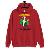 Funny Naughty Cat Christmas Navidad Unisex Hoodie