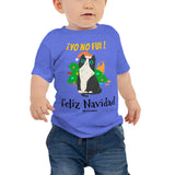 Funny Naughty Cat Christmas Navidad Baby Jersey Short Sleeve Tee