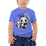 Cute As My Papa! Panda Toddler Short Sleeve Tee