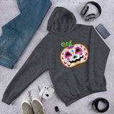 Day of the Dead (Dia de Muertos) Sugar Skull Halloween Pumpkin Unisex Hoodie