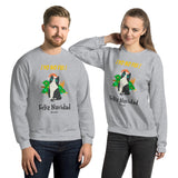 Funny Naughty Cat Christmas Navidad Unisex Sweatshirt