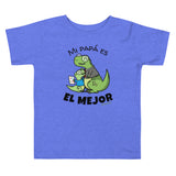 Mi Papa es el Mejor! Dinosaur Toddler Short Sleeve Tee