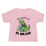 Mi Papa es el Mejor! Dinosaur Baby Jersey Short Sleeve Tee