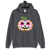 Day of the Dead (Dia de Muertos) Sugar Skull Halloween Pumpkin Unisex Hoodie