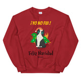 Funny Naughty Cat Christmas Navidad Unisex Sweatshirt