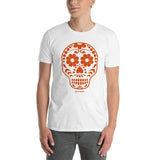 Calavera (Sugar Skull) orange Short-Sleeve Unisex T-Shirt