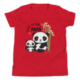 cute as my papa panda girl t-shirt