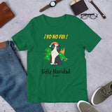 Funny Naughty Cat Christmas Navidad Short-Sleeve Unisex T-Shirt