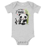 Cute As My Papa! Panda Baby Bodysuit (Onesie) 100% Cotton