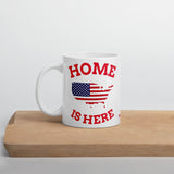 home is here coffee mug