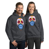 Day of the Dead (Dia Muertos) Sugar Skull with Face Mask Halloween 2020 Unisex Hoodie