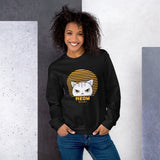 Cute Funny Vintage Retro Style Kawaii Cat Unisex Sweatshirt