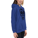 Calavera (Sugar Skull) black Kids Hoodie