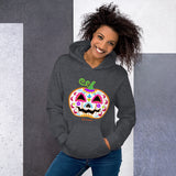 Day of the Dead (Dia de Muertos) Sugar Skull Halloween Pumpkin Unisex Hoodie