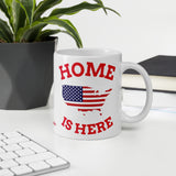 home is here coffee mug