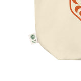 Calavera (Sugar Skull) Orange Eco-Friendly Organic Cotton Tote Bag