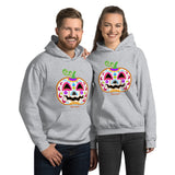 Day of the Dead (Dia de Muertos) Sugar Skull Halloween Pumpkin Unisex Hoodie