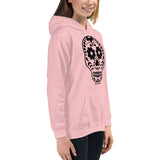 Calavera (Sugar Skull) black Kids Hoodie