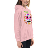 Day of the Dead (Dia de Muertos) Sugar Skull Halloween Pumpkin Kids Hoodie