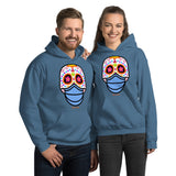 Day of the Dead (Dia Muertos) Sugar Skull with Face Mask Halloween 2020 Unisex Hoodie