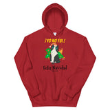 Funny Naughty Cat Christmas Navidad Unisex Hoodie