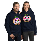 Day of the Dead (Dia de Muertos) Sugar Skull Halloween Pumpkin Unisex Hoodie