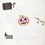 Day of the Dead (Dia de Muertos) Sugar Skull Halloween Pumpkin Short-Sleeve Unisex T-Shirt