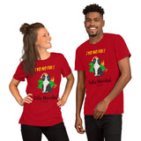 Funny Naughty Cat Christmas Navidad Short-Sleeve Unisex T-Shirt
