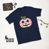 Day of the Dead (Dia de Muertos) Sugar Skull Halloween Pumpkin Short-Sleeve Unisex T-Shirt