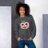 Day of the Dead (Dia de Muertos) Sugar Skull Halloween Pumpkin Unisex Sweatshirt