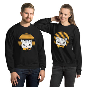 Cute Funny Vintage Retro Style Kawaii Cat Unisex Sweatshirt