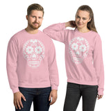 Calavera (Sugar Skull) White Sweatshirt