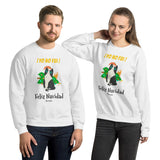 Funny Naughty Cat Christmas Navidad Unisex Sweatshirt