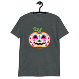 Day of the Dead (Dia de Muertos) Sugar Skull Halloween Pumpkin Short-Sleeve Unisex T-Shirt