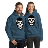 Luchador Black Mask Hooded Sweatshirt