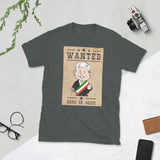 AMLO Amlito Western Style Wanted Poster Short-Sleeve Unisex T-Shirt