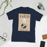 AMLO Amlito Western Style Wanted Poster Short-Sleeve Unisex T-Shirt