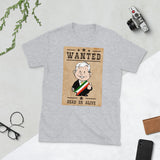 AMLO Amlito Western Style Wanted Poster Short-Sleeve Unisex T-Shirt