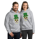 Green Calavera Sugar Skull St Patricks Day Unisex Hoodie