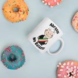 AMLO Amlito Abrazos No Balazos White glossy mug